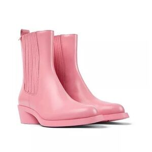 Camper Bonnie Leather Pink Boots - US 8.5/EUR 39